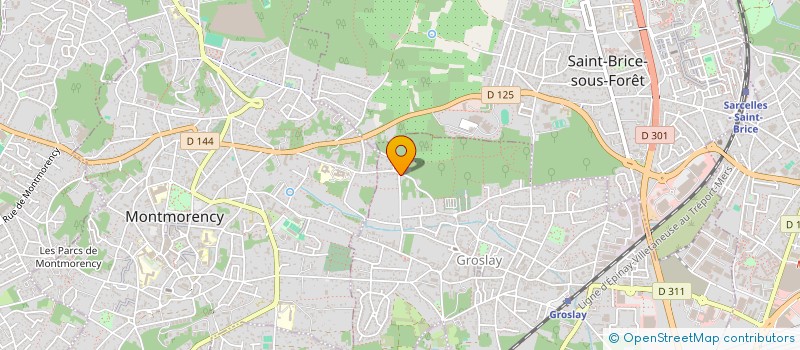 localisation de l'entreprise MADAME RAJAA BEN MOHAMED  GROSLAY