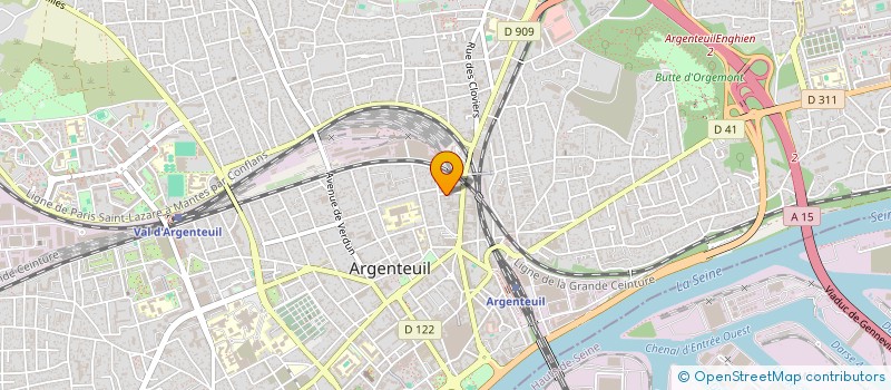 localisation de l'entreprise MADAME RAJAA IDRISSI à ARGENTEUIL