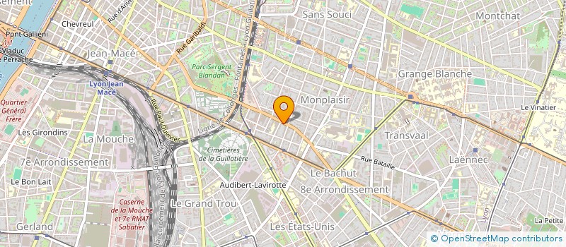 localisation de l'entreprise MADAME RAJAA RIDALLAH  LYON