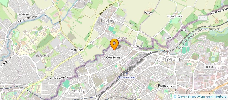 localisation de l'entreprise MADAME RAJAA SALMI  VILLE-LA-GRAND