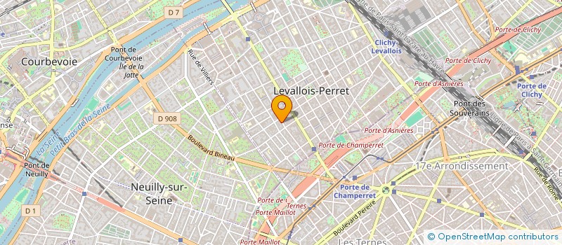 localisation de l'entreprise MADAME RAJAA WADIFI à LEVALLOIS-PERRET