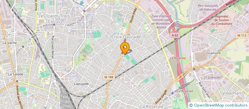 localisation de l'entreprise MADAME RAJAE BENSALLAM à TOULOUSE
