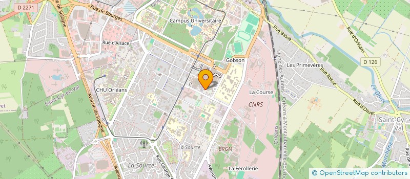localisation de l'entreprise MADAME RAJAE EL HASSOUNI  ORLEANS