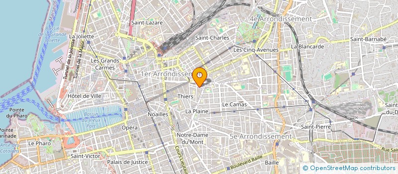 localisation de l'entreprise MADAME RAJAE TOUZANI à MARSEILLE