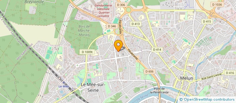 localisation de l'entreprise MADAME RAJAE ZITOUNI  LE MEE-SUR-SEINE