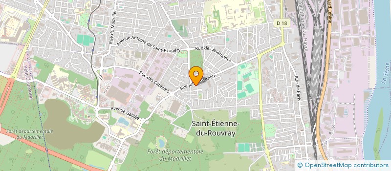 localisation de l'entreprise MADAME RAJAH ZAAGOUGUI  SAINT-ETIENNE-DU-ROUVRAY