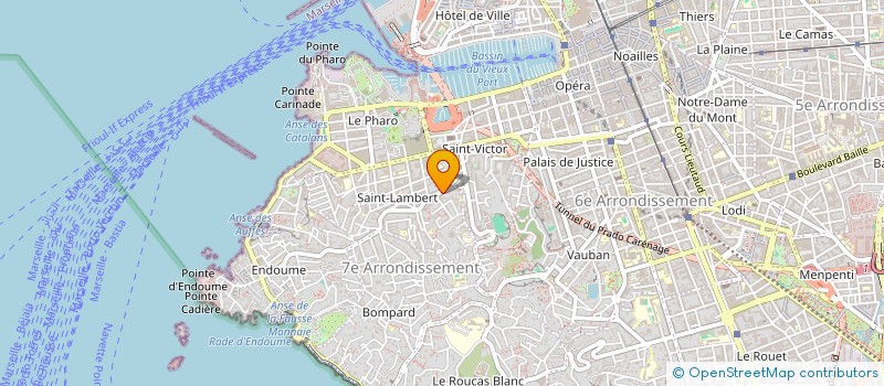 localisation de l'entreprise MADAME RAJAT BOUABDALLAH à MARSEILLE