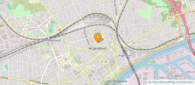 localisation de l'entreprise MADAME RAJI MANOGARAN  ARGENTEUIL