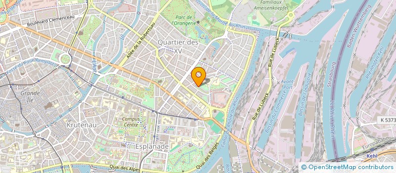 localisation de l'entreprise MADAME RAJWANTEE LUXIMON  STRASBOURG