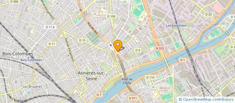 localisation de l'entreprise MADAME RAKIA BARGUELT  GENNEVILLIERS