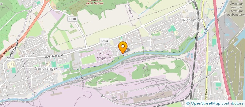 localisation de l'entreprise MADAME RAKKHIT KHAMSING  GANDRANGE