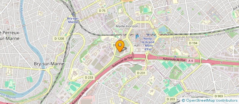 localisation de l'entreprise MADAME RAKSHANA MASROOR  NOISY-LE-GRAND