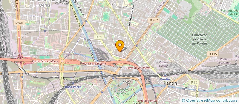 localisation de l'entreprise MADAME RAKY LAM  AUBERVILLIERS