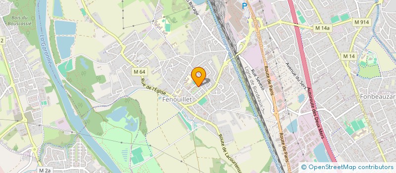 localisation de l'entreprise MADAME RALIATH DAGBA  FENOUILLET