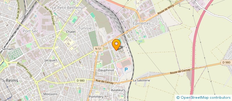 localisation de l'entreprise MADAME RALITSA PINAS  REIMS