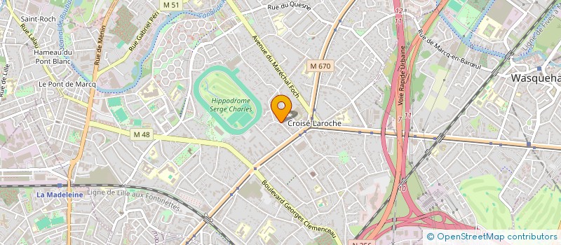 localisation de l'entreprise MADAME RALUCA ALINA MUNTEANU à MARCQ-EN-BARŒUL