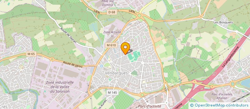 localisation de l'entreprise MADAME RALUCA BALAN à VENDARGUES