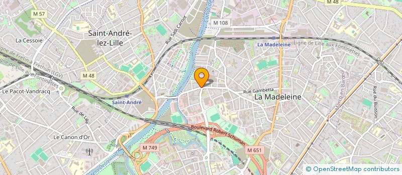 localisation de l'entreprise MADAME RALUCA GEORGESCU à LA MADELEINE