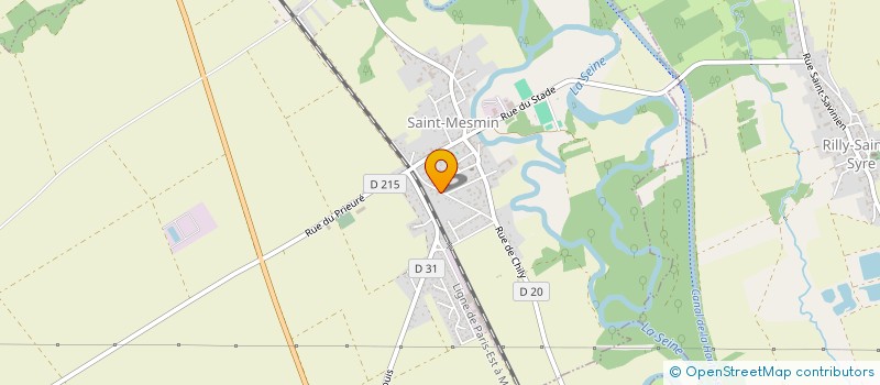 localisation de l'entreprise MADAME RALUCA-GEORGIANA DAVID  SAINT-MESMIN