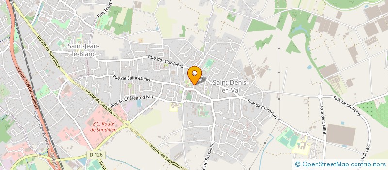 localisation de l'entreprise MADAME RALUCA GIURESCU à SAINT-DENIS-EN-VAL