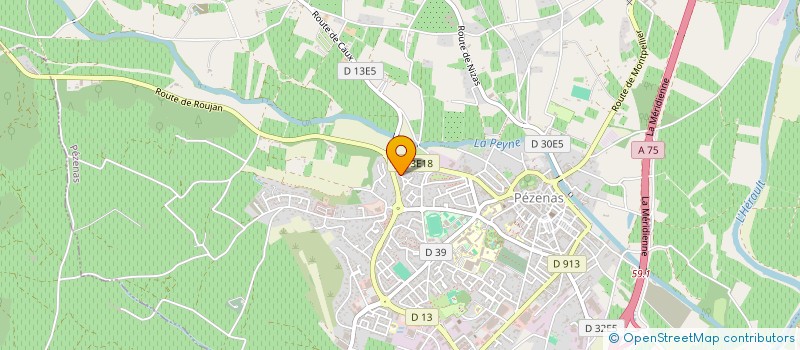 localisation de l'entreprise MADAME RALUCA IACOB  PEZENAS