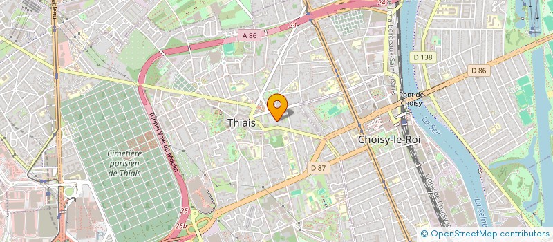 localisation de l'entreprise MADAME RALUCA NEAGU  THIAIS