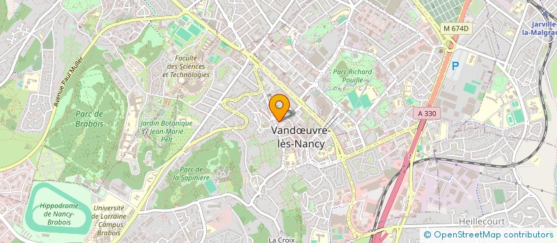 localisation de l'entreprise MADAME RAMA ALSAADI  VANDUVRE-LES-NANCY