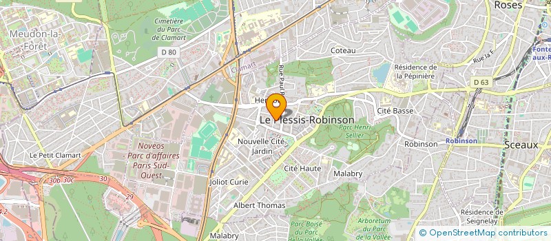 localisation de l'entreprise MADAME RAMA MESSAOUDI  LE PLESSIS-ROBINSON