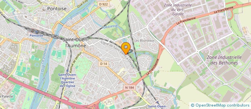 localisation de l'entreprise MADAME RAMATA NDIAYE à SAINT-OUEN-L'AUMONE