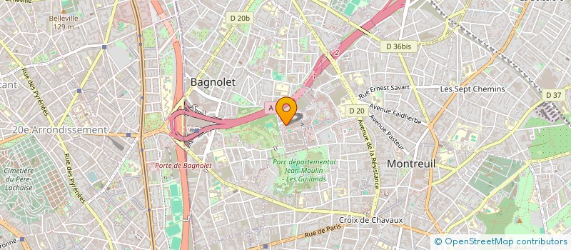 localisation de l'entreprise MADAME RAMATA SY BA à BAGNOLET