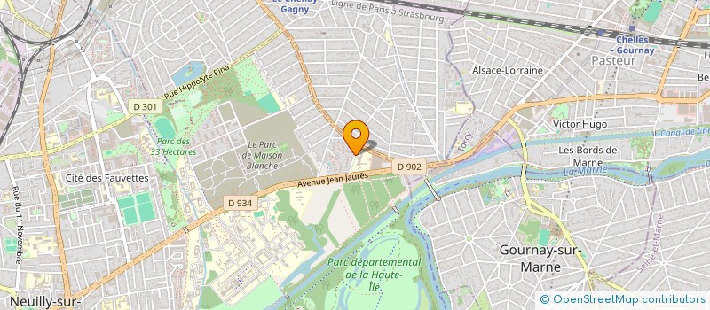 localisation de l'entreprise MADAME RAMATOU BA à NEUILLY-SUR-MARNE