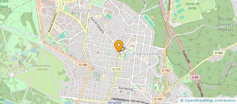 localisation de l'entreprise MADAME RAMATOU DIARRA  LE CHESNAY-ROCQUENCOURT