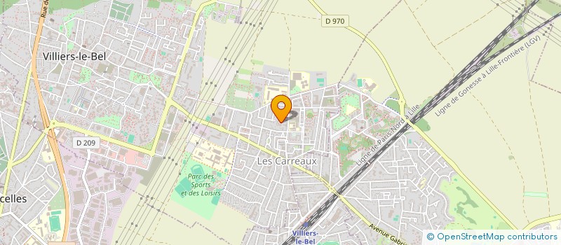 localisation de l'entreprise MADAME RAMATOU TOURE  VILLIERS-LE-BEL