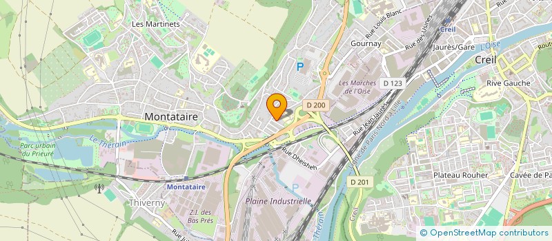 localisation de l'entreprise MADAME RAMATOULAY DIALLO  MONTATAIRE