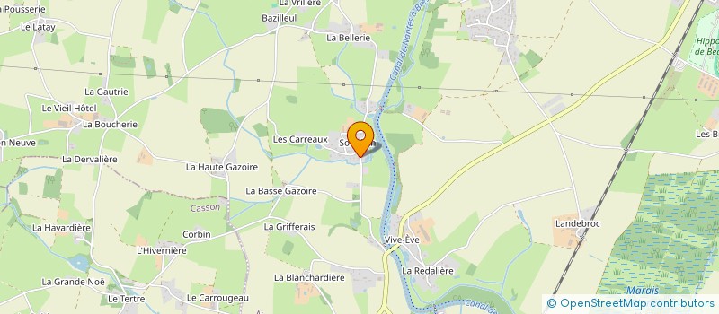 localisation de l'entreprise MADAME RAMATOULAYE BADJI  NORT-SUR-ERDRE