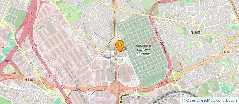 localisation de l'entreprise MADAME RAMATOULAYE DIALLO  THIAIS