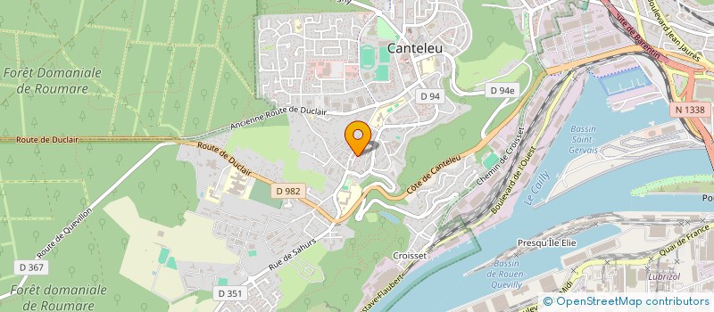 localisation de l'entreprise MADAME RAMATOULAYE FALL  CANTELEU