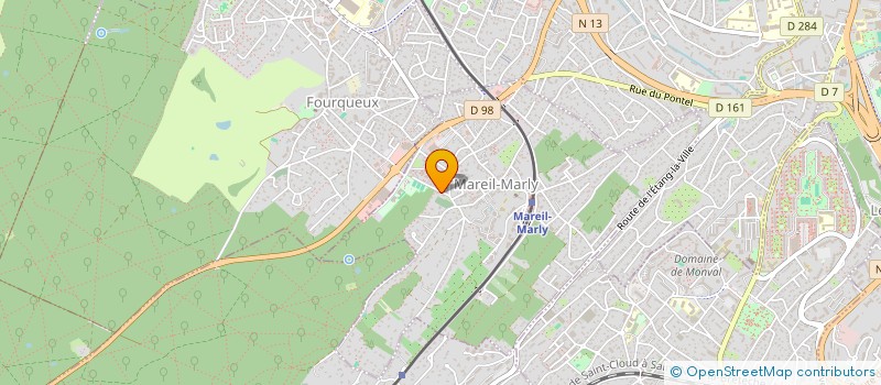 localisation de l'entreprise MADAME RAMATOULAYE NDIAYE  MAREIL-MARLY