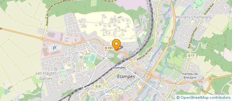 localisation de l'entreprise MADAME RAMCELLE MISSILOU-KINKONDA à ETAMPES
