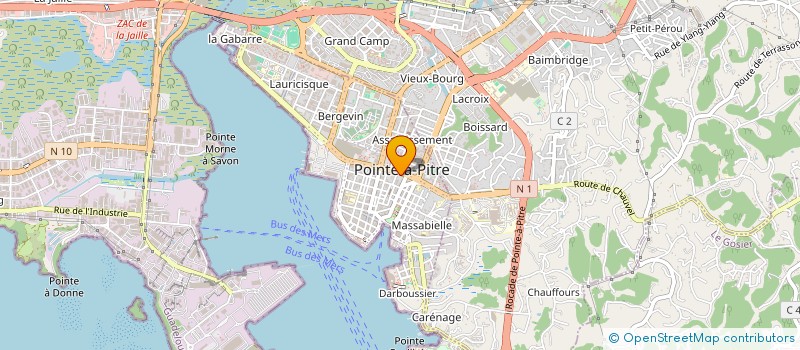 localisation de l'entreprise MADAME RAMIA HANNA à POINTE A PITRE