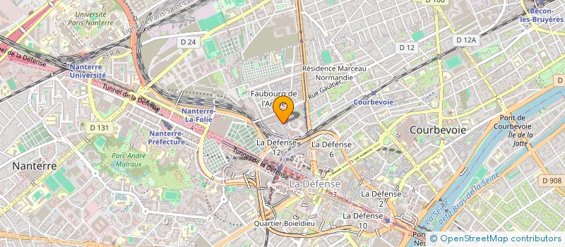 localisation de l'entreprise MADAME RAMIA SADER à COURBEVOIE