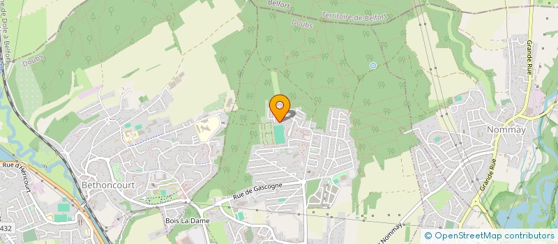 localisation de l'entreprise MADAME RAMIZA DEDIC  GRAND-CHARMONT