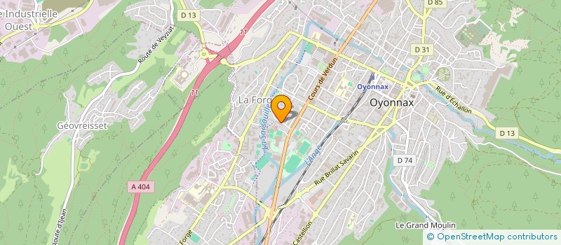 localisation de l'entreprise MADAME RAMLA ZEGGAR à OYONNAX