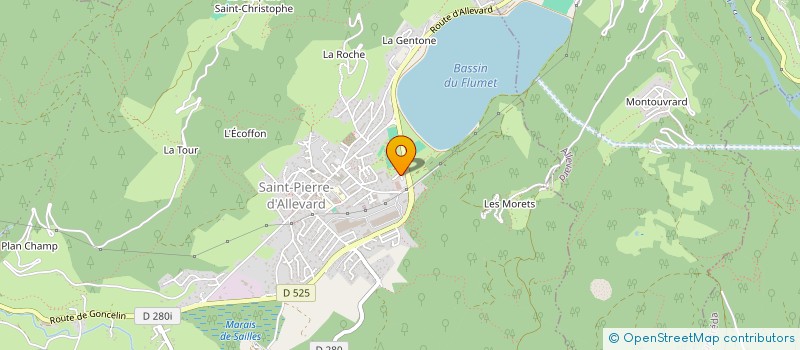 localisation de l'entreprise MADAME RAMONA ADRIANA LAPUSAN  CRETS EN BELLEDONNE