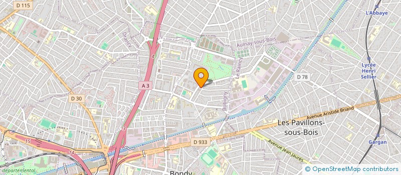 localisation de l'entreprise MADAME RAMONA ANDREEA FURDUI  BONDY