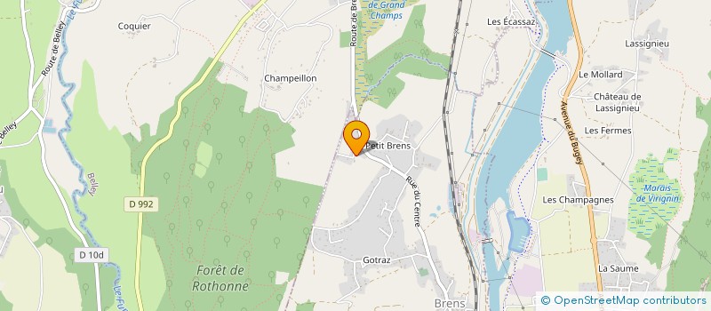 localisation de l'entreprise MADAME RAMONA CONT  BELLEY