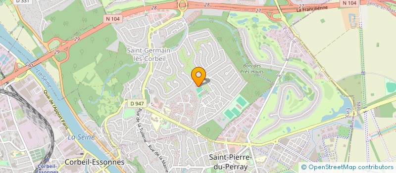 localisation de l'entreprise MADAME RAMONA ELENA HAIMANA  SAINT-GERMAIN-LES-CORBEIL