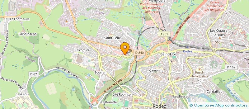localisation de l'entreprise MADAME RAMONA FARCASIU à RODEZ