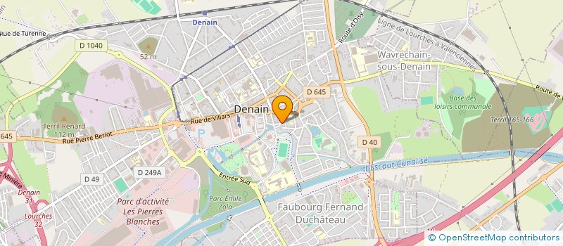 localisation de l'entreprise MADAME RAMONA STEFAN  DENAIN