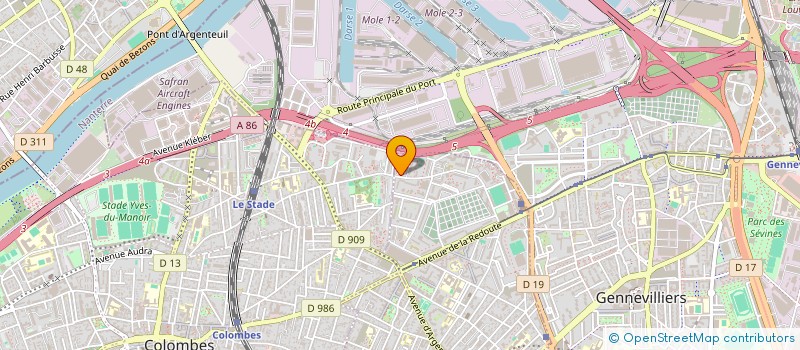 localisation de l'entreprise MADAME RAMOTA TIAMIYI  ASNIERES-SUR-SEINE